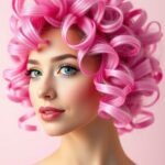 50 Stunning Pink Hair Color Ideas to Elevate Your Style h2_15_strawberry_milkshake_curls