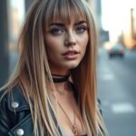 44 Trendy Razor Cut Hair Ideas for a Bold New Look h2_23_long_razored_hair_with_front_bangs