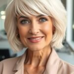 50 Fabulous Short Hairstyles for Women Over 40 h2_40_platinum_blonde_crop_cut