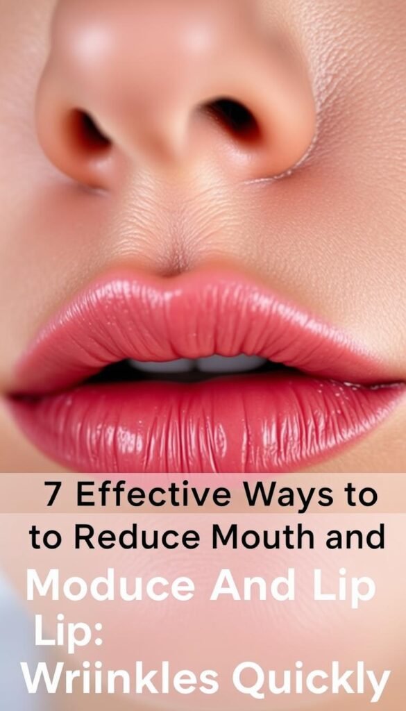7 Ways to Get Rid of Mouth and Lip Wrinkles Fast