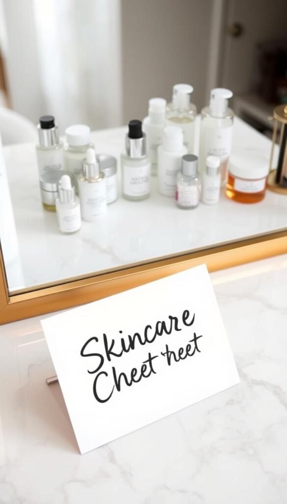 9 Skincare Cheat Sheets You’ll Want to Print and Stick on Your Mirror