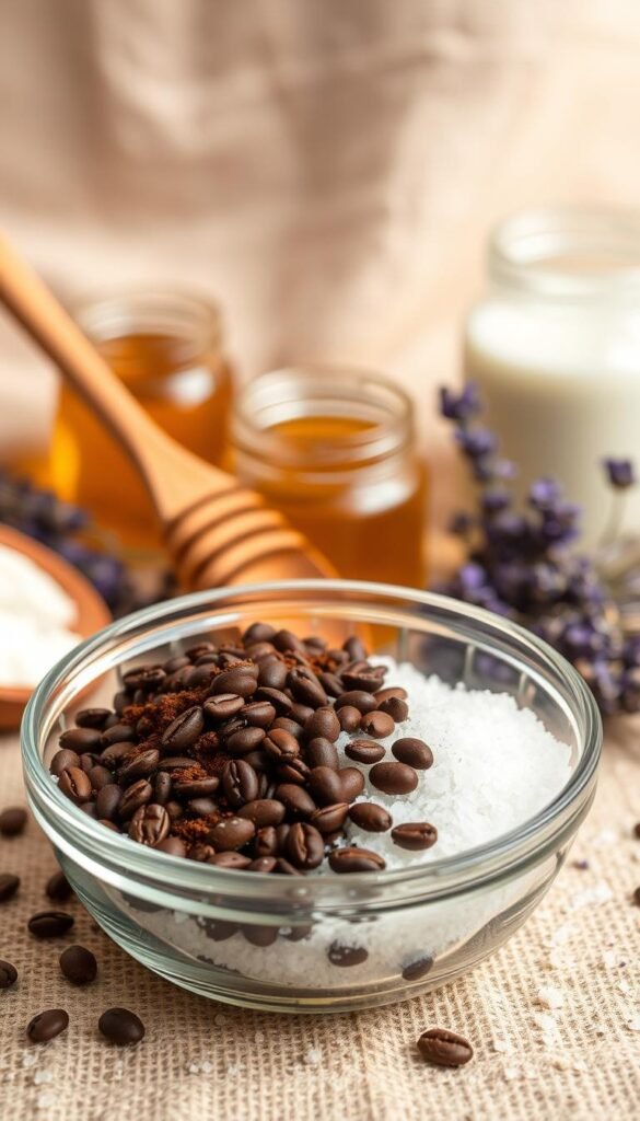 DIY scrub ingredients