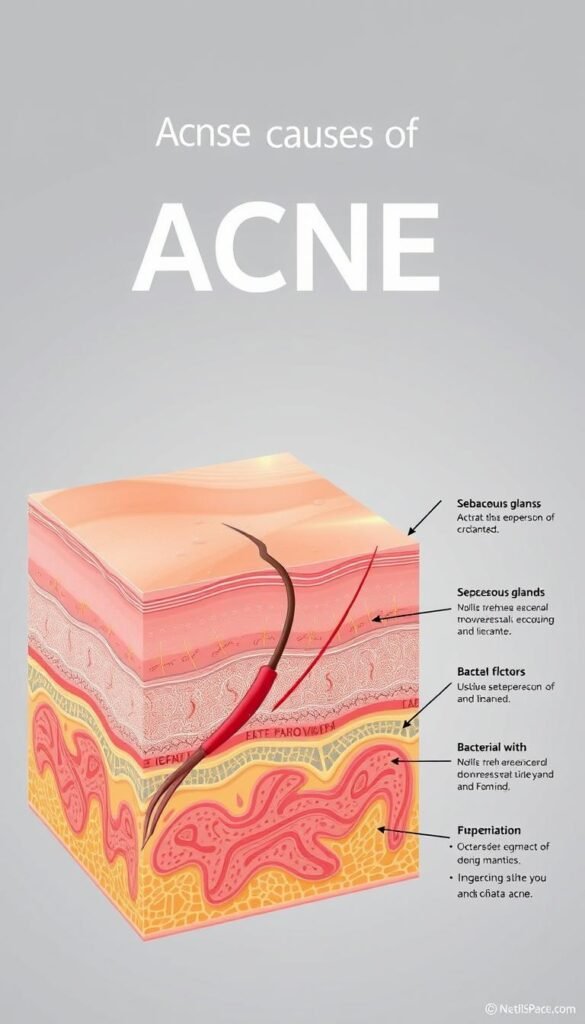 acne causes diagram acne causes diagram