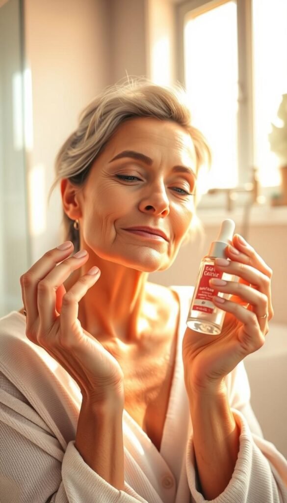 anti-aging serum application anti-aging serum application