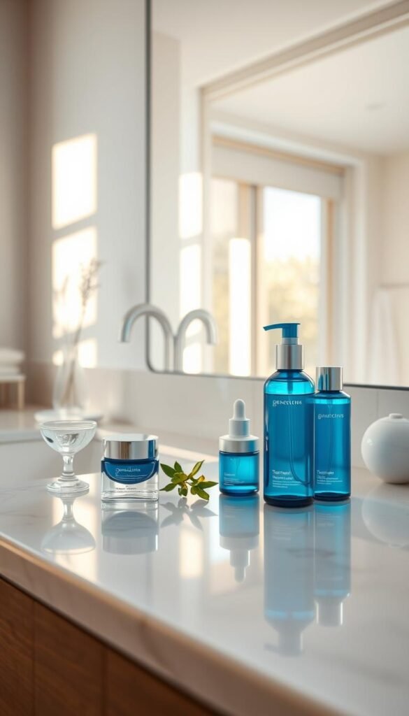 blue skincare