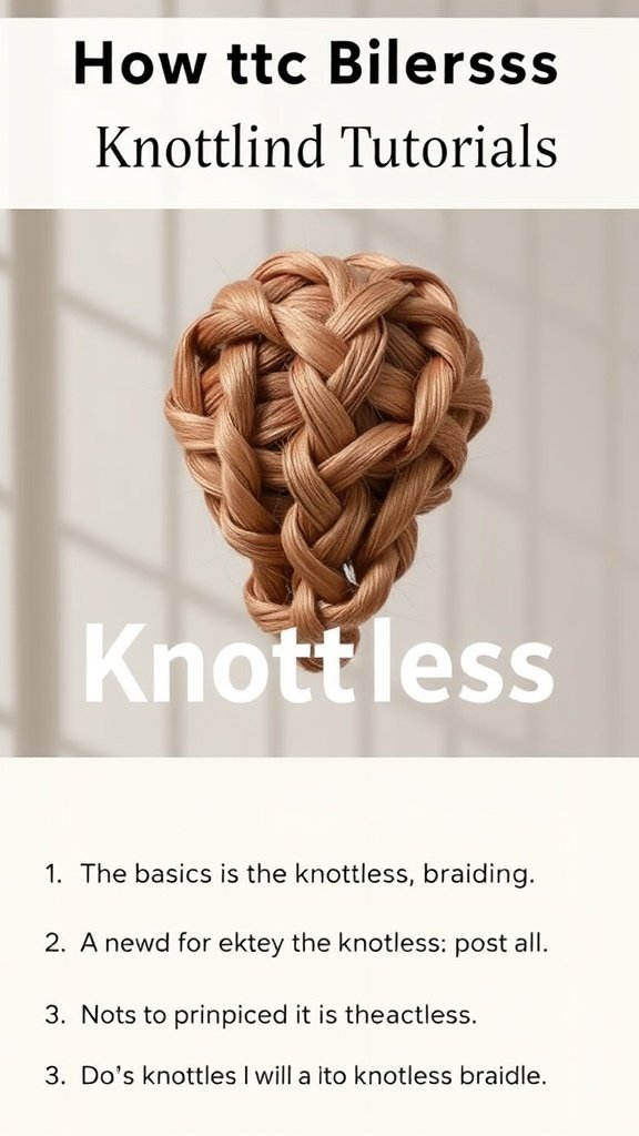 A close-up of honey blonde knotless braids, showcasing a smooth and seamless braid style.