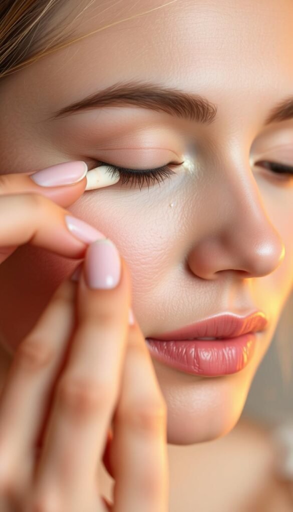 concealer application concealer application