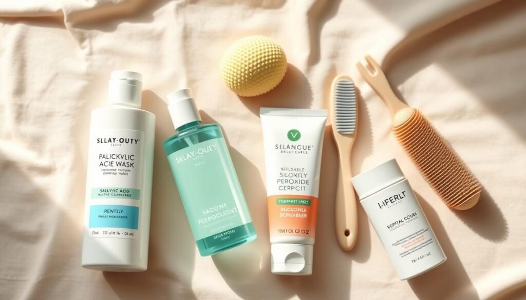 daily skincare routine for back acne