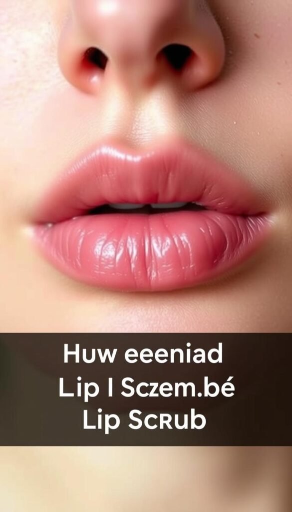 diy lip scrub results