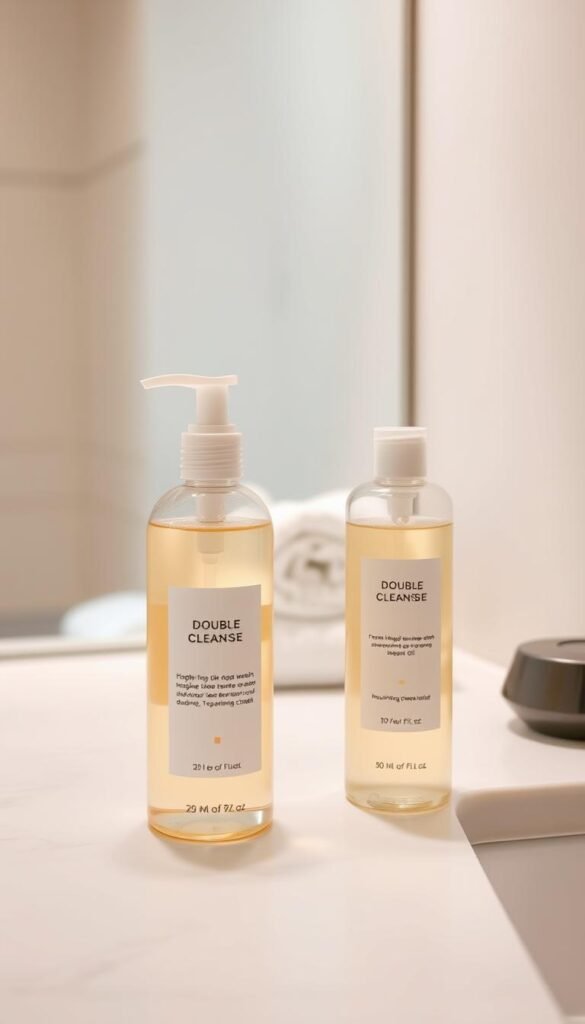 double cleanse routine