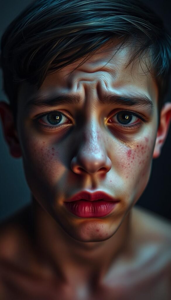 early acne struggles early acne struggles