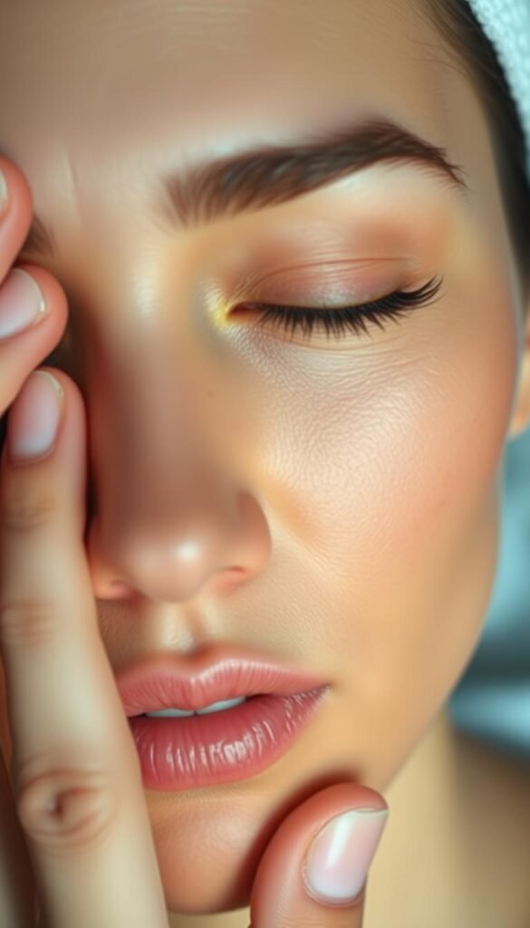 eye massage for dark circles