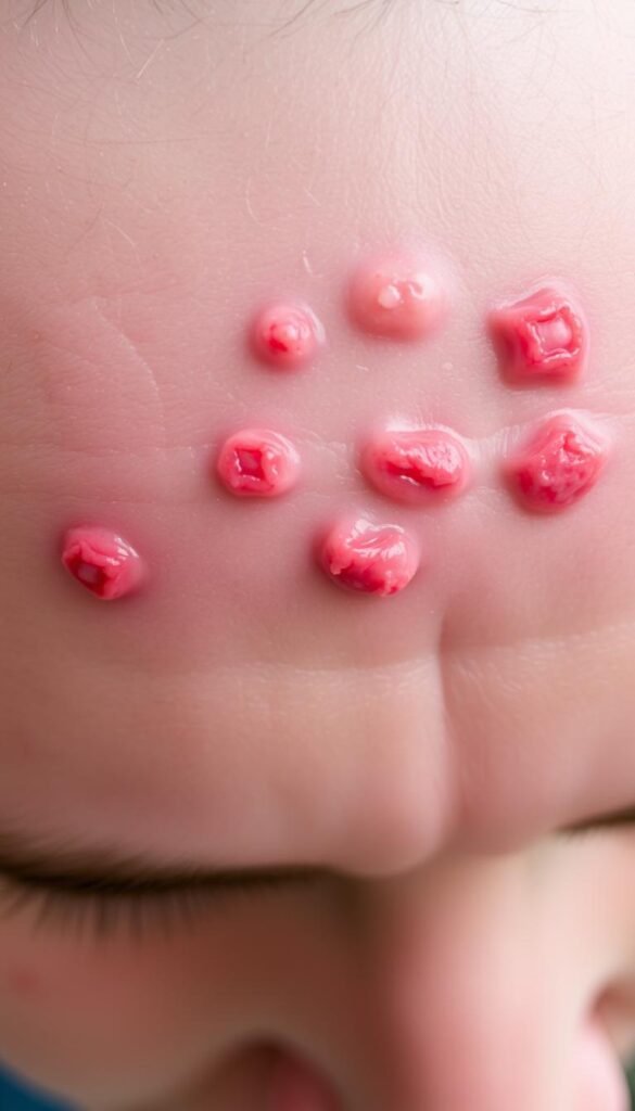 forehead acne causes