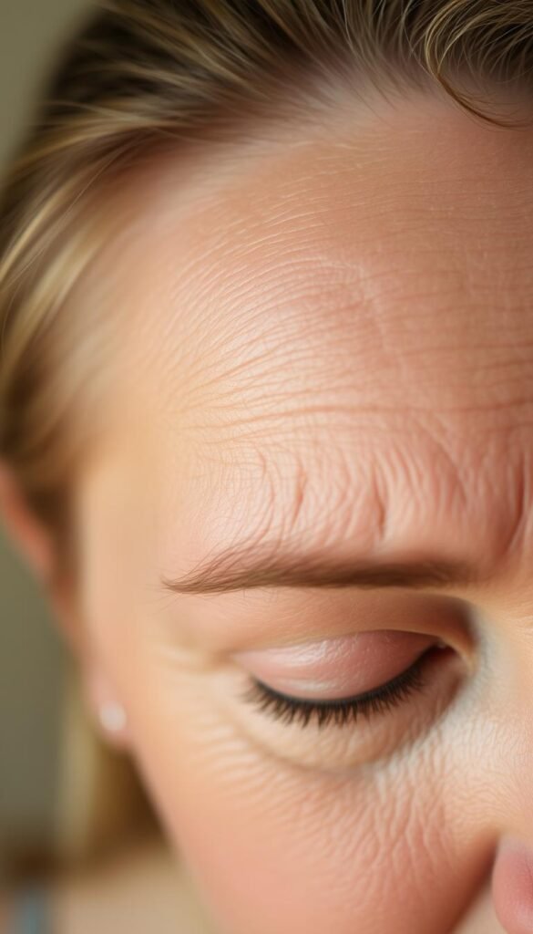 forehead wrinkles