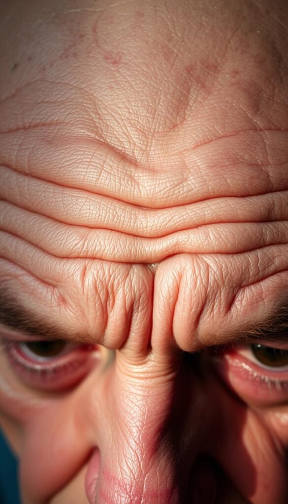 forehead wrinkles causes