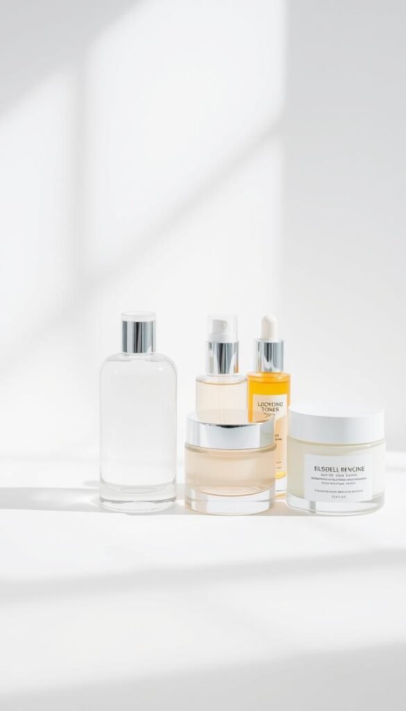 four-step skincare routine