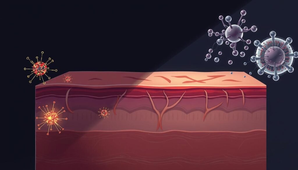 free radicals and skin aging