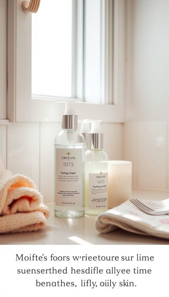 gentle cleanser routine