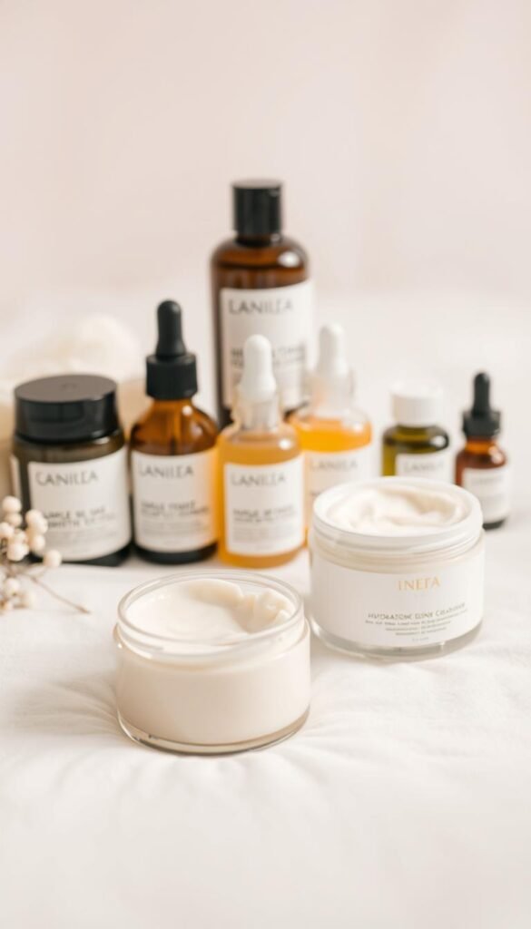 gentle cleansers and creams