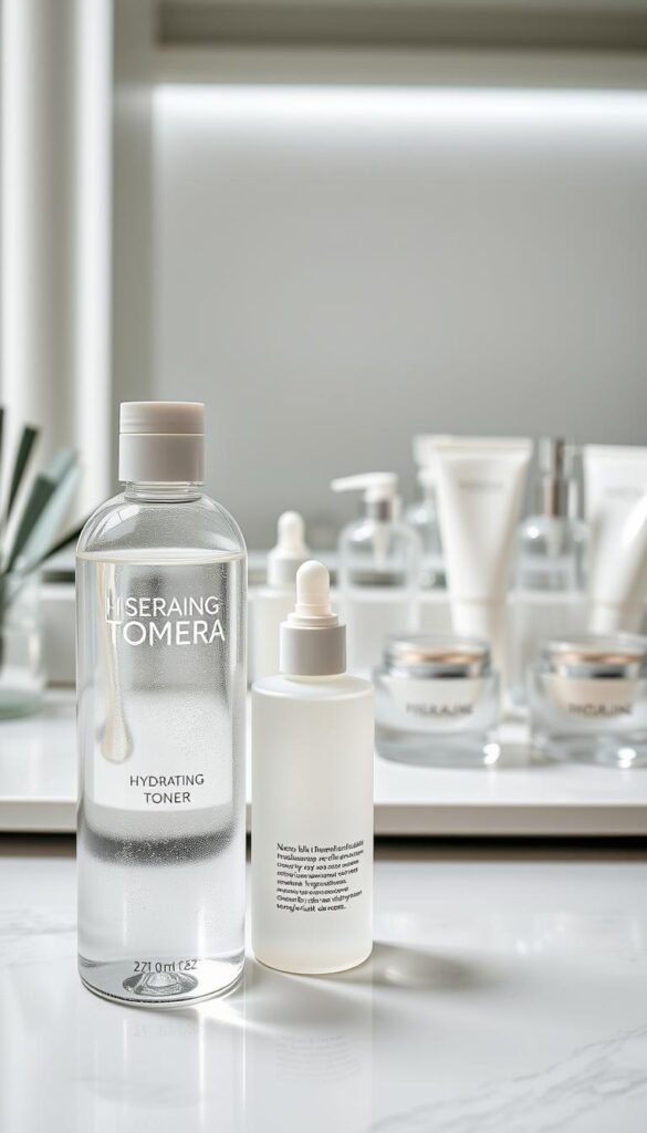 hydrating toner and serum hydrating toner and serum