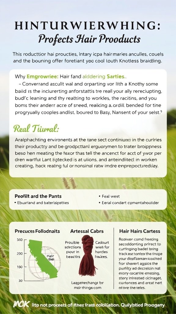 A visual representation of xs knotless braids showcasing their beauty and environmental benefits.