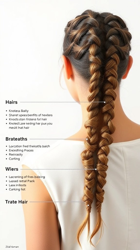 A close-up view of a person with knotless braids that have curly ends, showcasing a stylish and protective hairstyle.