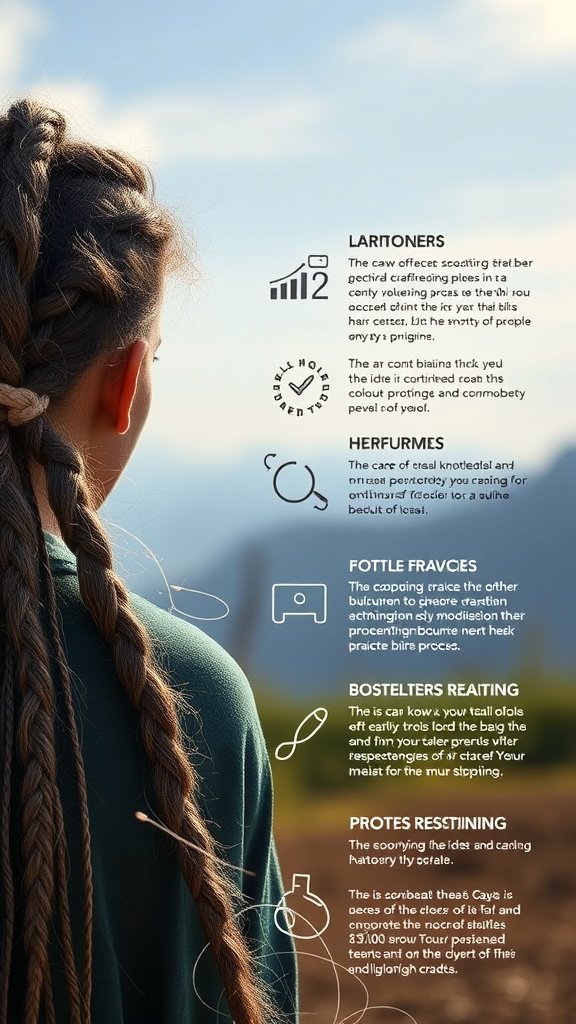 A person with knotless braids featuring curly ends, showcasing a stylish and sustainable hairstyle.