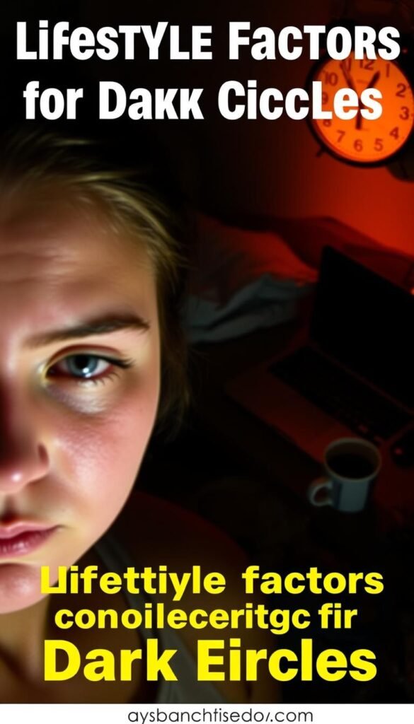 lifestyle causes of dark circles