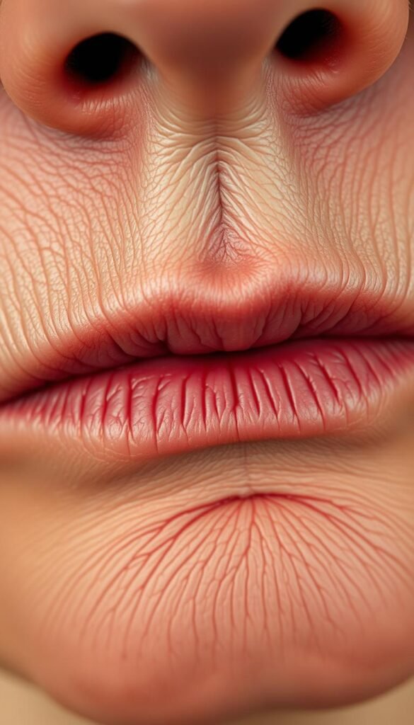 lip lines appearance