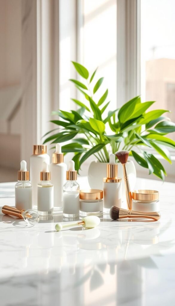 luxury skincare aesthetic