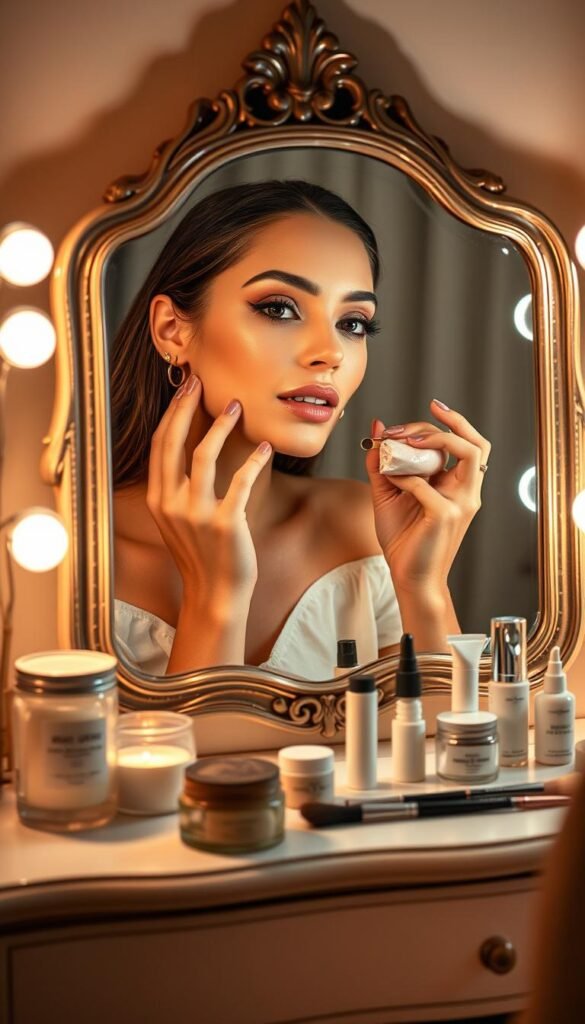 makeup application ASMR