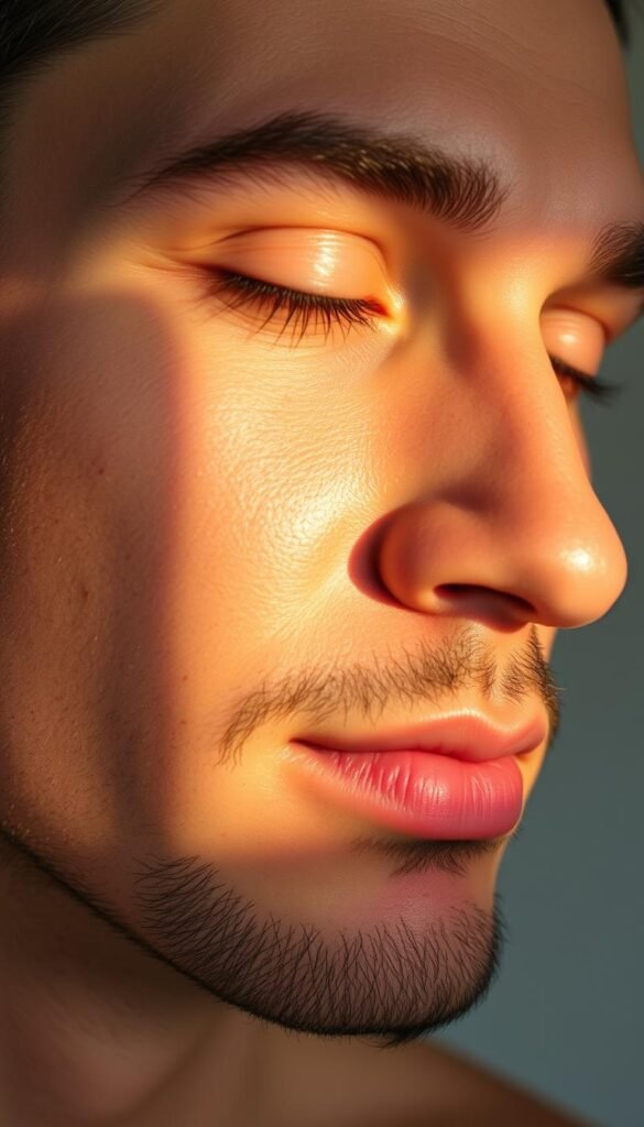 men skincare aesthetic