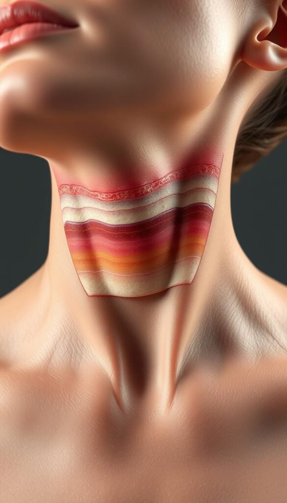 neck skin structure neck skin structure
