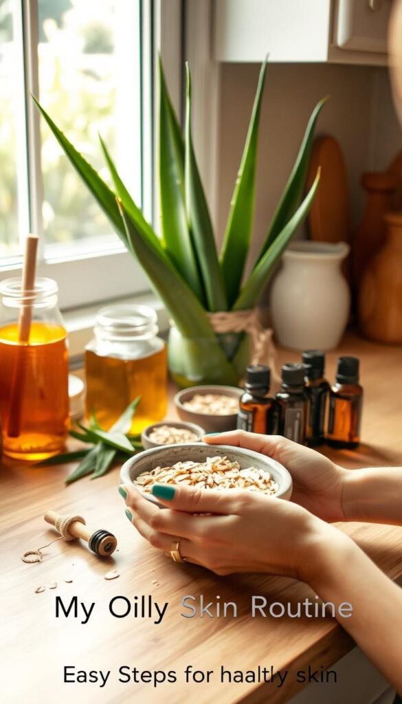 oily skin care routine homemade