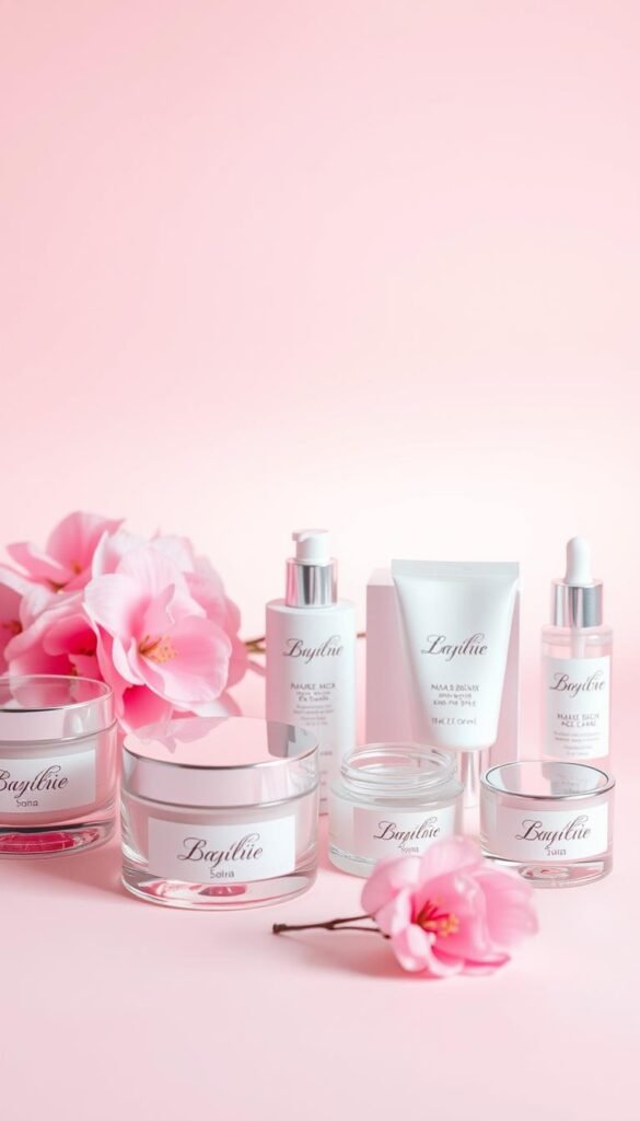 pink skincare aesthetic