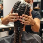 50 Stunning Knotless Boho Braids to Inspire Your Next Look preparing_your_hair_for_knotless_braids_7