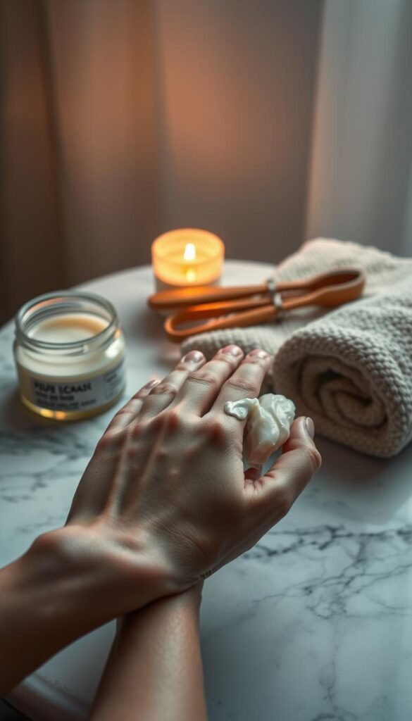 protective hand care routine