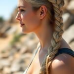 50 Gorgeous Blonde Knotless Braids for a Stunning Look protective_styling_with_knotless_braids_7