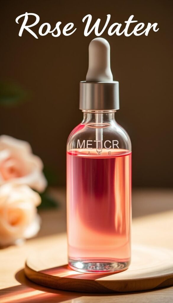 rose water for dark circles