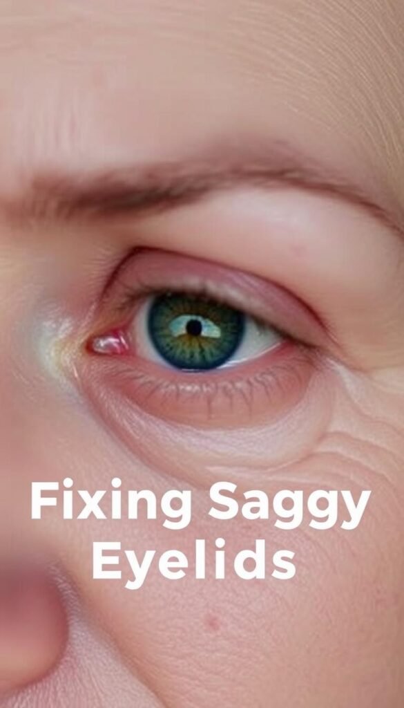 saggy eyelids