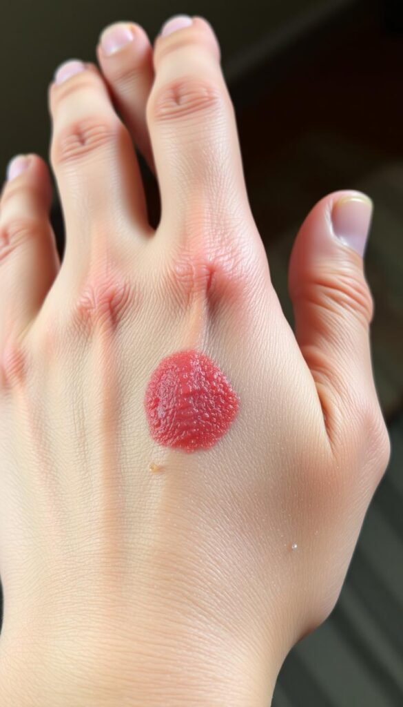 signs of skin irritation