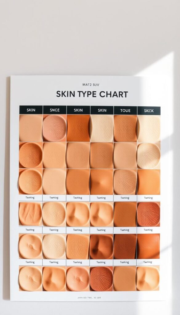 skin type chart