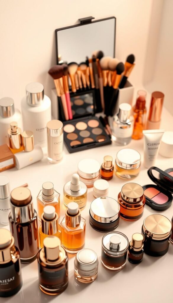 skincare and makeup