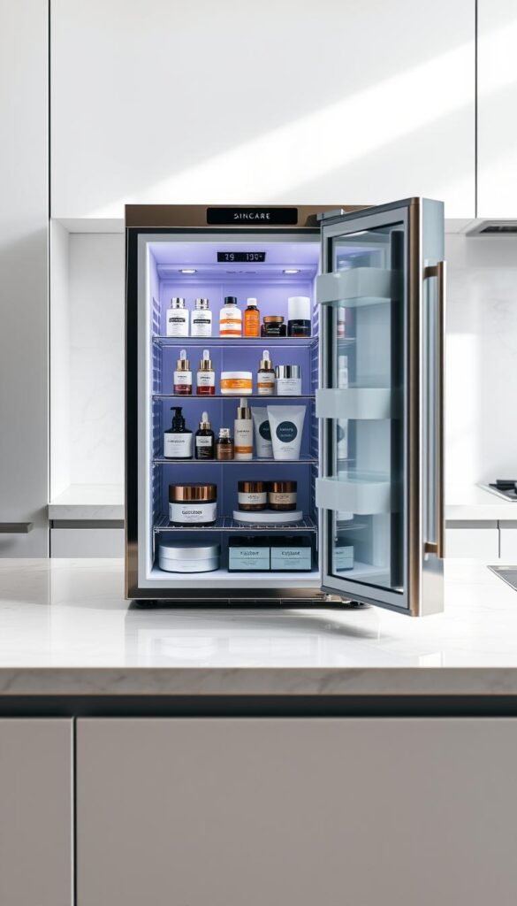 skincare fridge