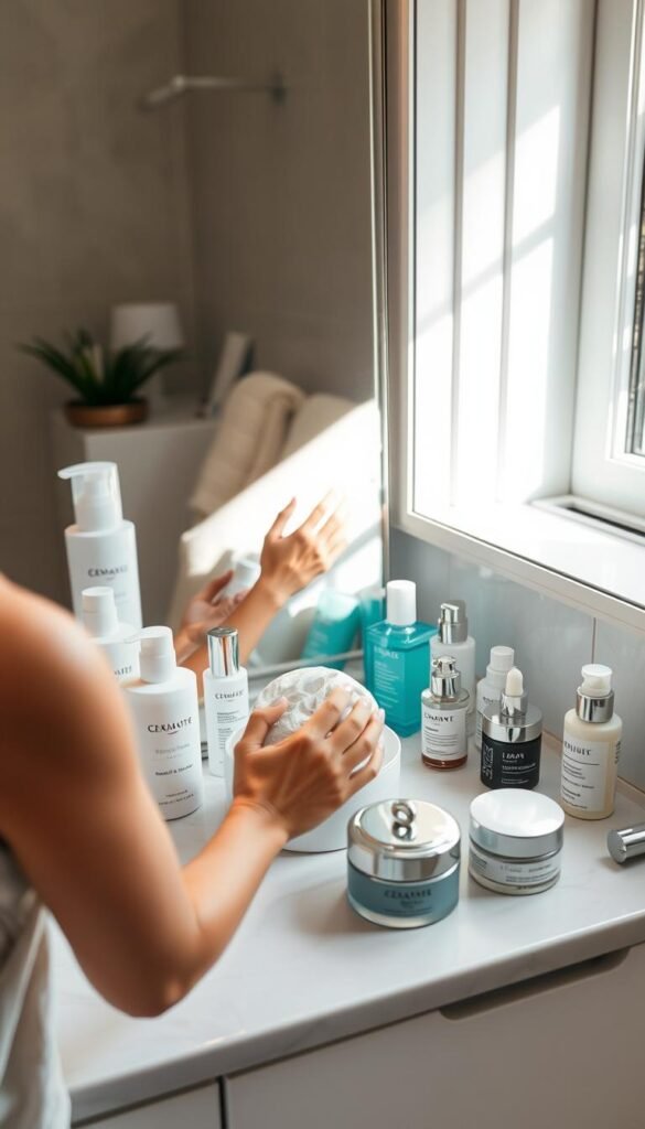 skincare steps