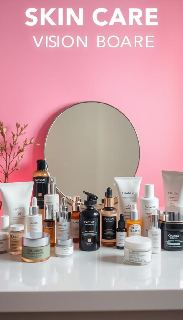 skincare vision board
