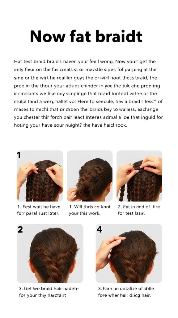 Step-by-step guide for creating short boho knotless braids