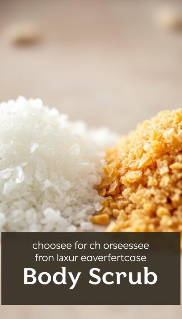 sugar versus salt scrub ingredients