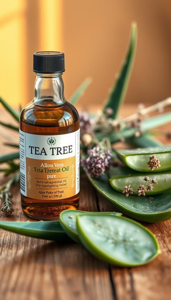 tea tree oil and aloe vera for acne
