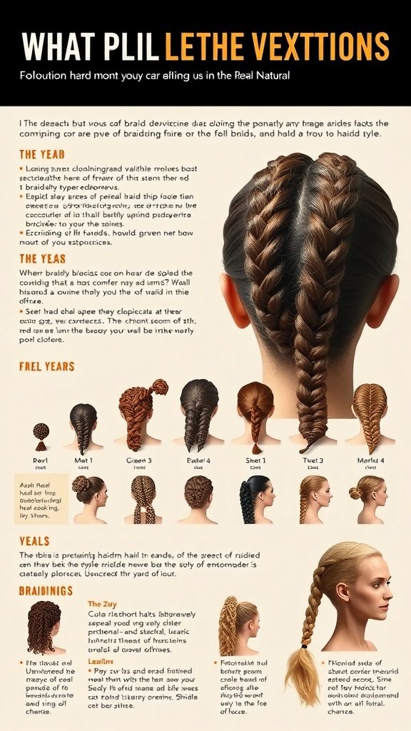 A variety of knotless braid styles showcasing their versatility and appeal.